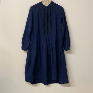 H+ Hannoh Wessel Navy Dress With Tie!